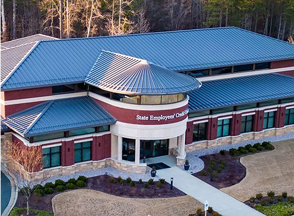 Exterior of a State Employees' Credit Union building