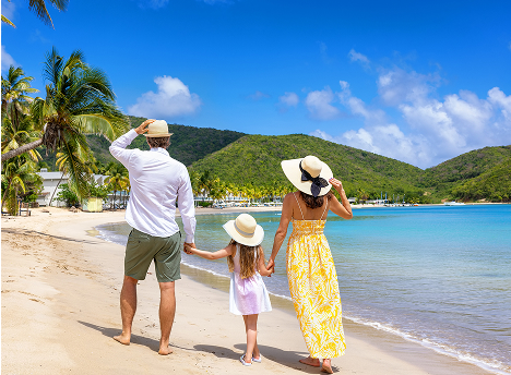 Family on vacation